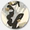 Designart - Glam Collage II - Glam Metal Circle Wall Art